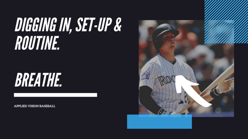 how to calmn down at the plate